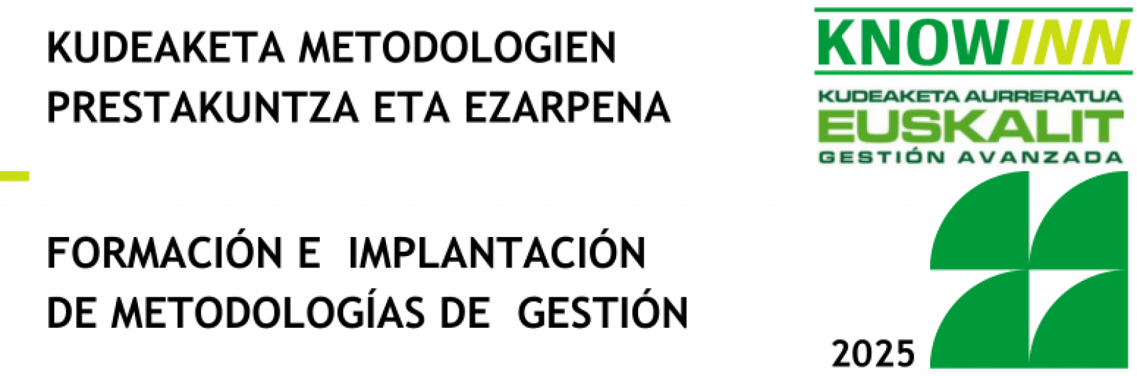 Nueva oferta formativa<br> KnowInn 2025